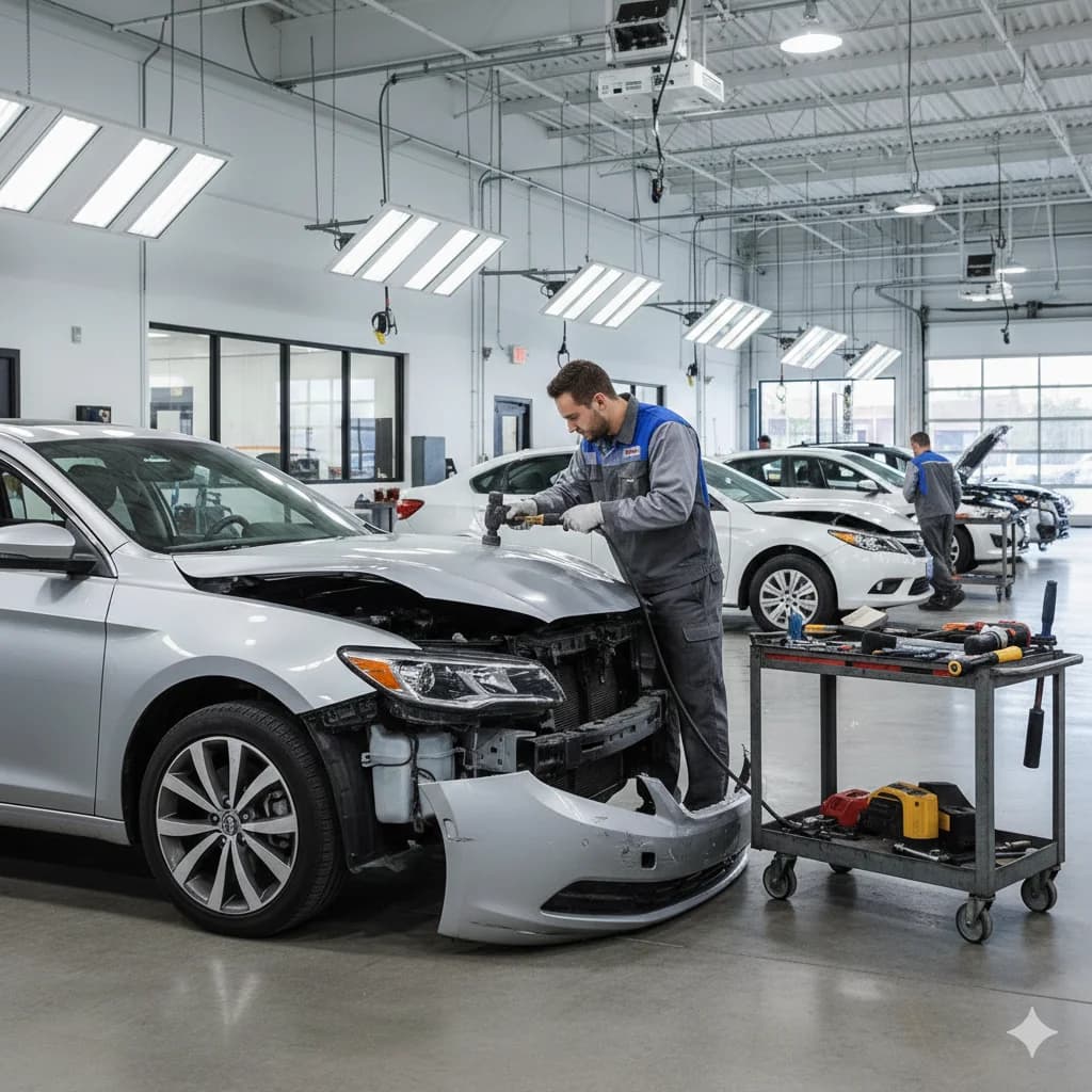 Professional collision repair service at JA Collision in Lytle TX